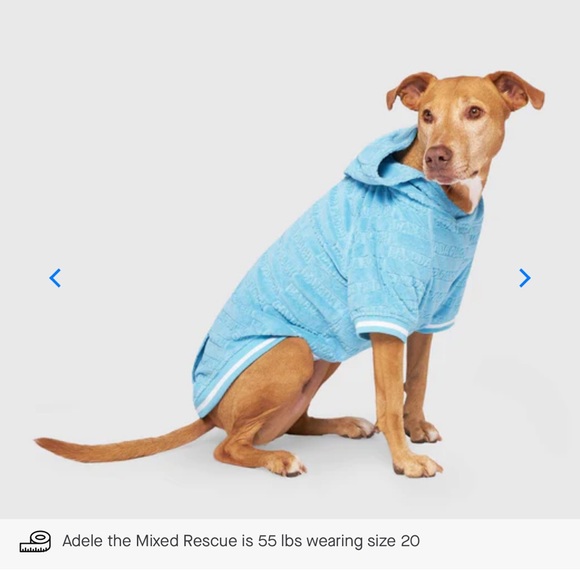 CANADA POOCH -BEACH BUM 2in1-TOWEL (Terry Cloth) DOG HOODIE (NWT)** - Picture 2 of 11